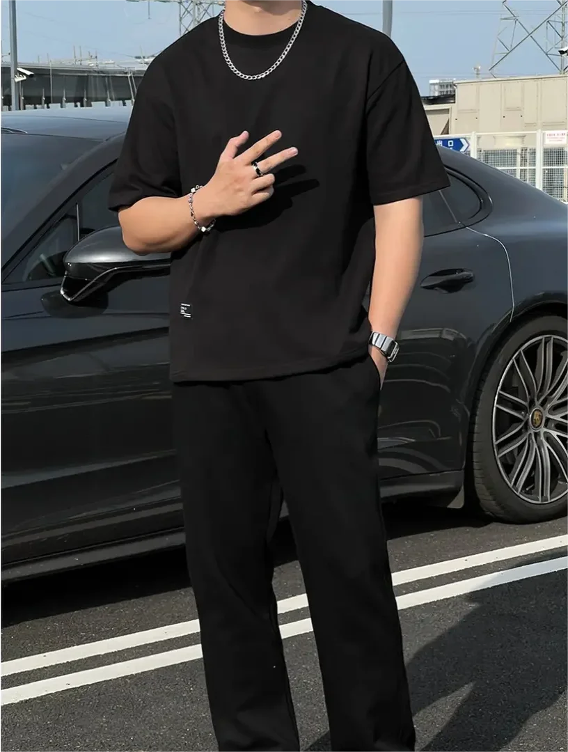 美式重磅T恤